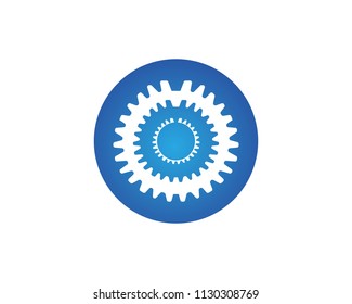 Gear Logo Template vector icon illustration design
