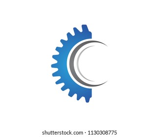 Gear Logo Template vector icon illustration design