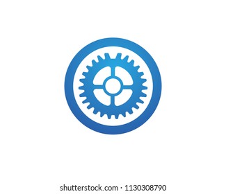 Gear Logo Template vector icon illustration design