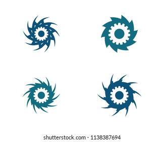 Gear Logo Template vector icon illustration design