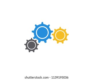 Gear Logo Template vector icon illustration 
