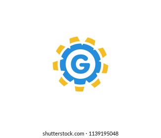 Gear Logo Template vector icon illustration 
