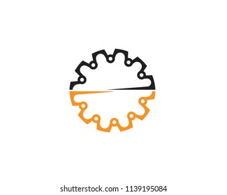 Gear Logo Template vector icon illustration 
