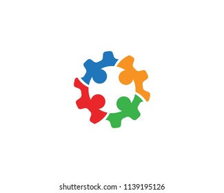 Gear Logo Template vector icon illustration 