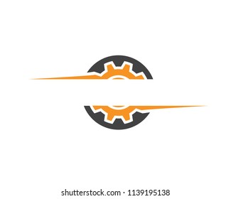 Gear Logo Template vector icon illustration 
