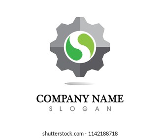 Gear Logo Template vector icon illustration design