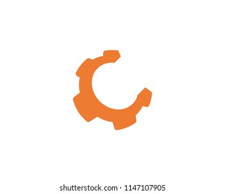 Gear Logo Template vector icon illustration design