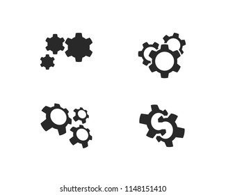 Gear Logo Template vector icon illustration design