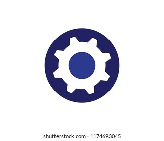 Gear Logo Template vector icon illustration design
