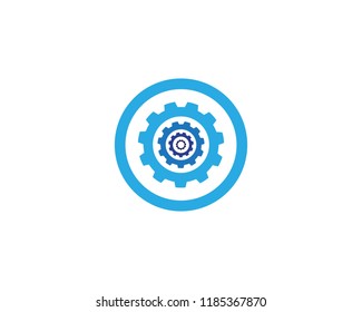 Gear Logo Template vector icon illustration design