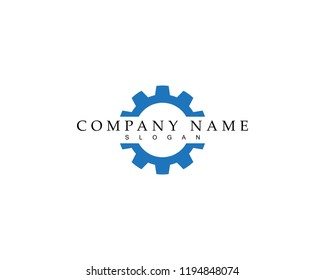 Gear Logo Template vector icon illustration design
