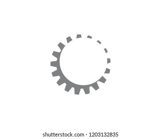 Gear Logo Template vector icon illustration design
