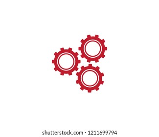 Gear Logo Template vector icon illustration design