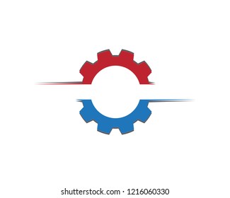 Gear Logo Template vector icon illustration design