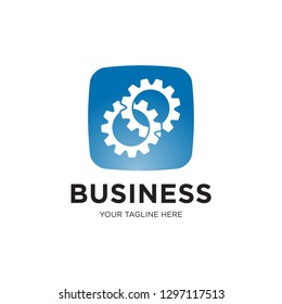 Gear Logo Template vector icon illustration design - Vector