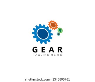 Gear Logo Template vector icon illustration design