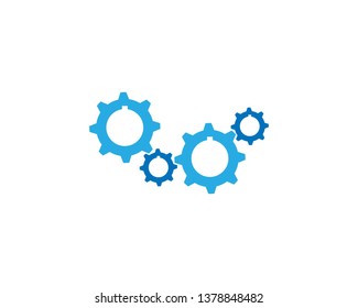 Gear Logo Template vector icon - Vector
