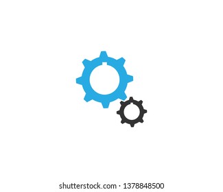 Gear Logo Template vector icon - Vector