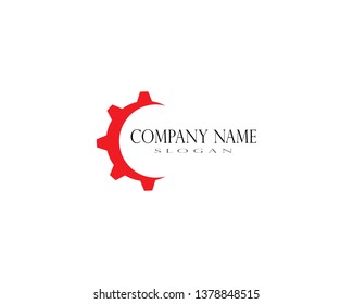 Gear Logo Template vector icon - Vector