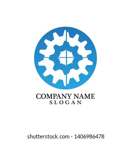 Gear Logo Template vector icon illustration design