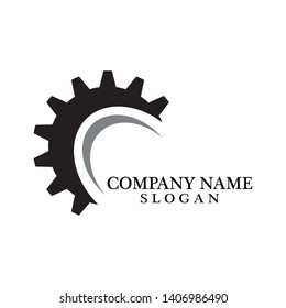 Gear Logo Template vector icon illustration design
