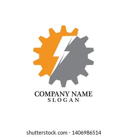 Gear Logo Template vector icon illustration design