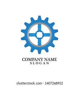Gear Logo Template vector icon illustration design