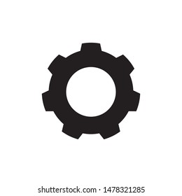 Gear Wheel Black Gear Dotted Line Stock Vector (royalty Free) 724374511 