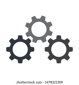 Gear Logo Template vector icon illustration design