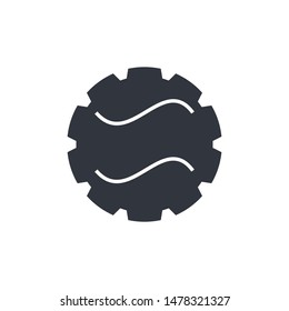 Gear Logo Template vector icon illustration design