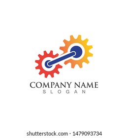 Gear Logo Template vector icon