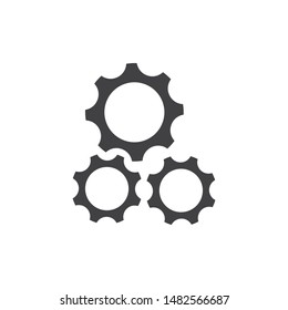 Gear Logo Template vector icon illustration design