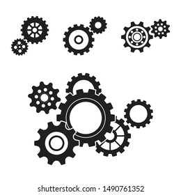 Gear Logo Template vector icon illustration design