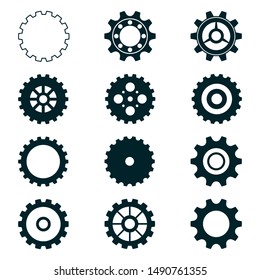 Gear Logo Template vector icon illustration design