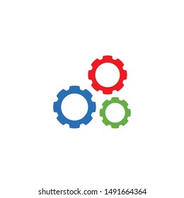 Gear Logo Template vector icon illustration design