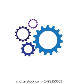 Gear Logo Template vector icon illustration design