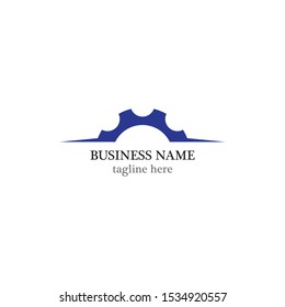 Gear logo template vector icon design