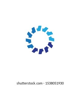 Gear logo template  vector icon illustration