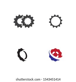 Gear Logo Template vector icon illustration design