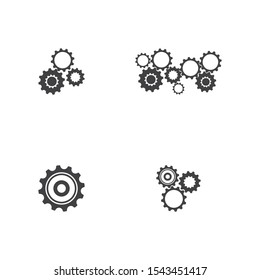Gear Logo Template vector icon illustration design