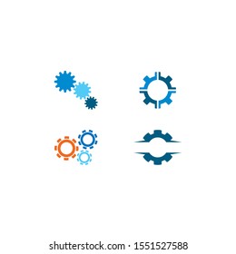 Gear Logo Template vector icon illustration design