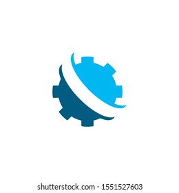Gear Logo Template vector icon illustration design