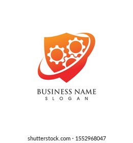 Gear Logo Template vector icon illustration design