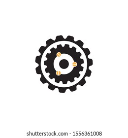 Gear Logo Template vector icon illustration design