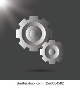 Gear Logo Template vector icon illustration design