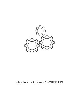 Gear Logo Template vector icon illustration design