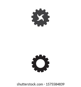 Gear Logo Template vector icon illustration design