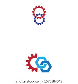 Gear Logo Template vector icon illustration design