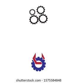 Gear Logo Template vector icon illustration design