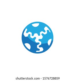 Gear Logo Template vector icon illustration design